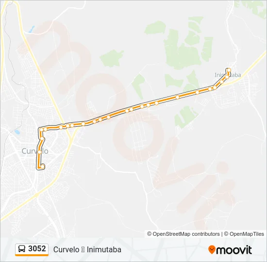 3052 Bus Line Map