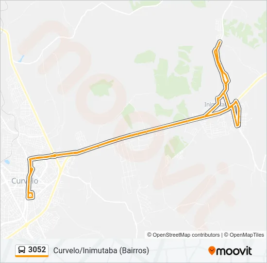 3052 Bus Line Map