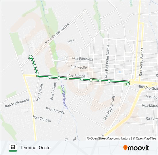 165 FAG bus Line Map