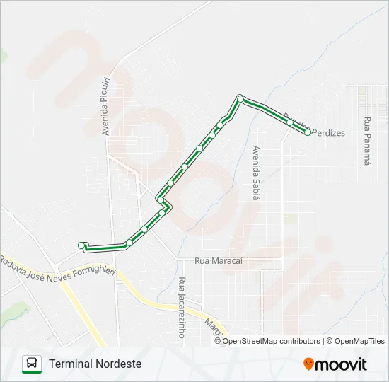 120 TARUMÃ Bus Line Map