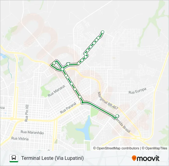 120 TARUMÃ Bus Line Map