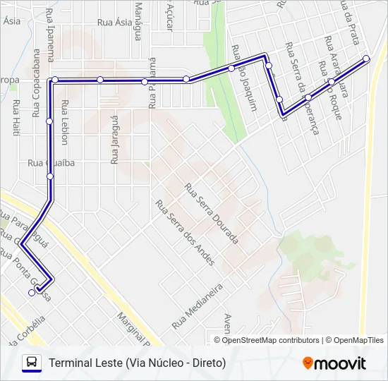 060 MORUMBI Bus Line Map