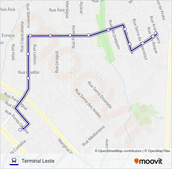 060 MORUMBI Bus Line Map