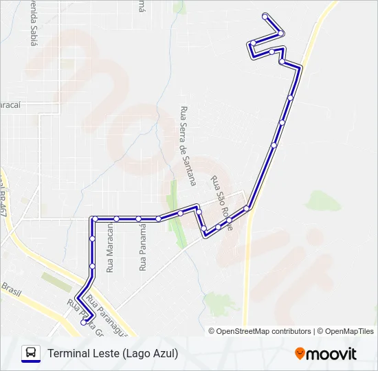 060 MORUMBI Bus Line Map