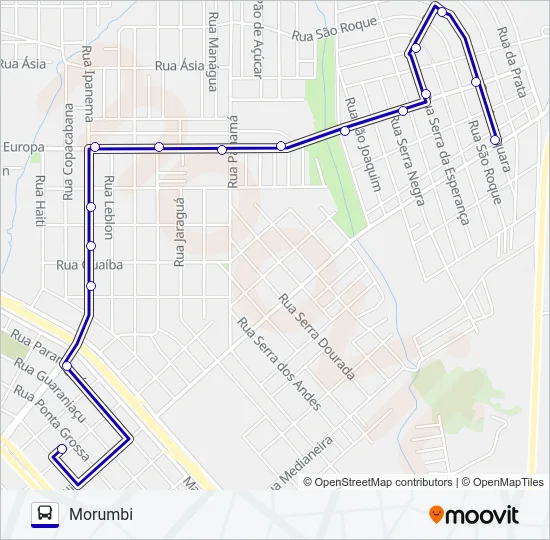 060 MORUMBI Bus Line Map