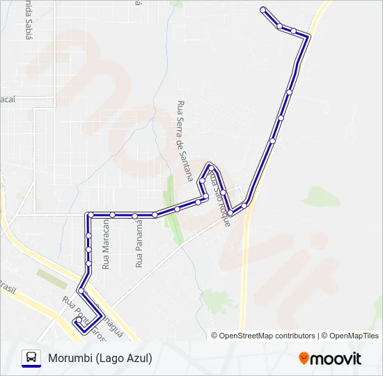 060 MORUMBI Bus Line Map