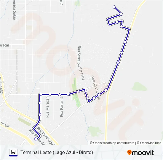 060 MORUMBI Bus Line Map
