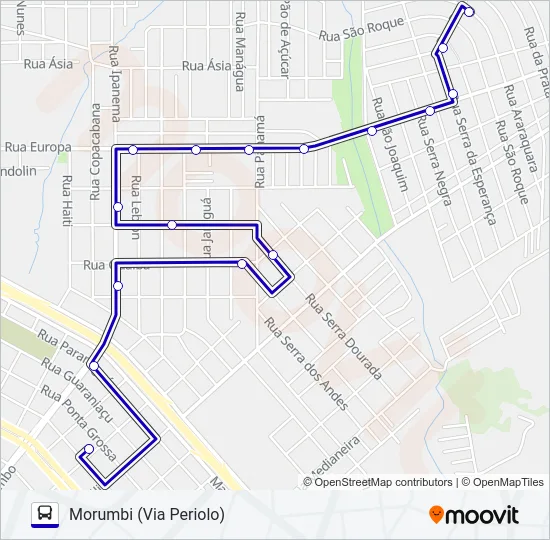 060 MORUMBI Bus Line Map