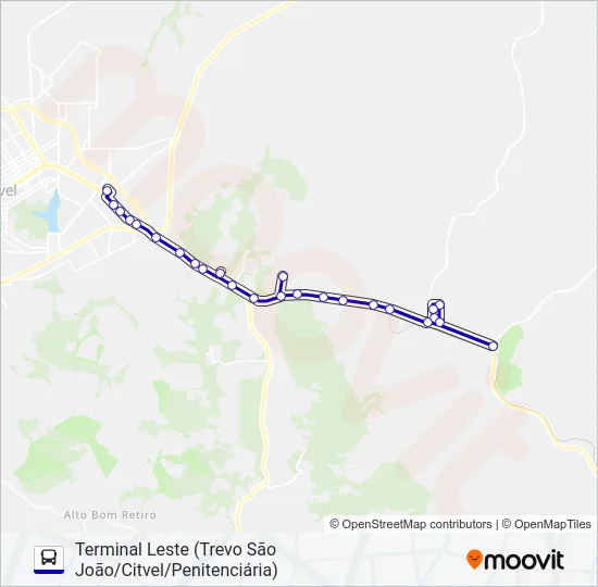 020 COOPAVEL Bus Line Map