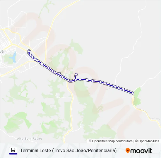 020 COOPAVEL Bus Line Map