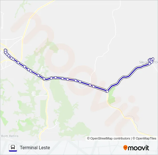 030 SÃO JOÃO Bus Line Map