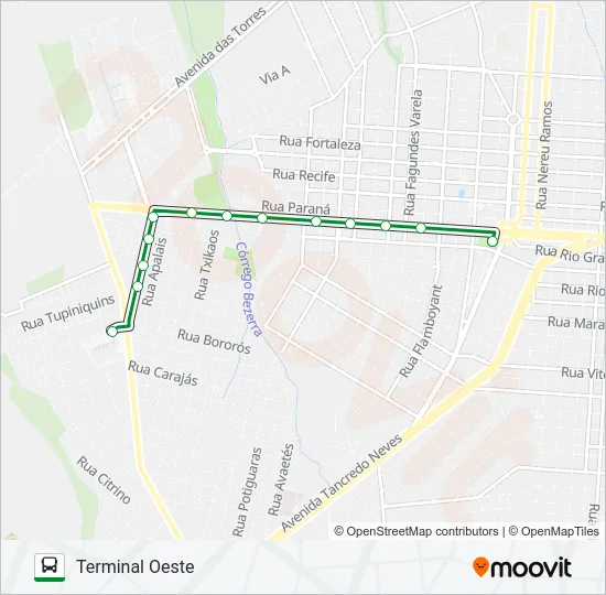 175 PAULO GODÓI Bus Line Map