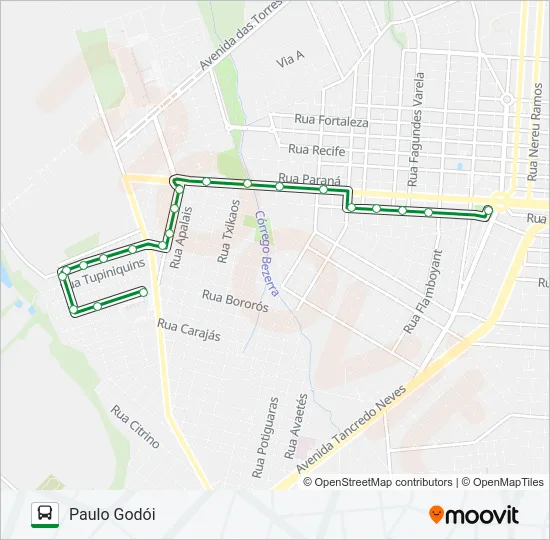 175 PAULO GODÓI Bus Line Map