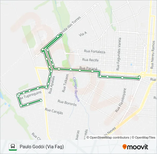 175 PAULO GODÓI Bus Line Map