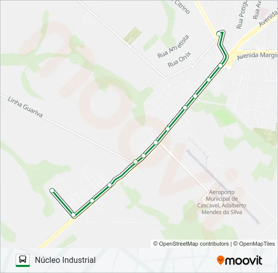 205 SANTOS DUMONT Bus Line Map