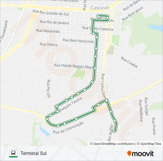 237 PARQUE SÃO PAULO Bus Line Map