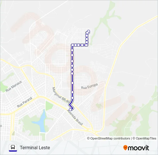 094 RIVIERA Bus Line Map