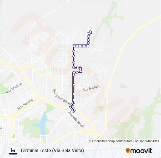 094 RIVIERA Bus Line Map