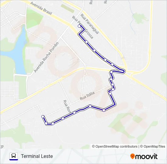 315 PRESIDENTE Bus Line Map