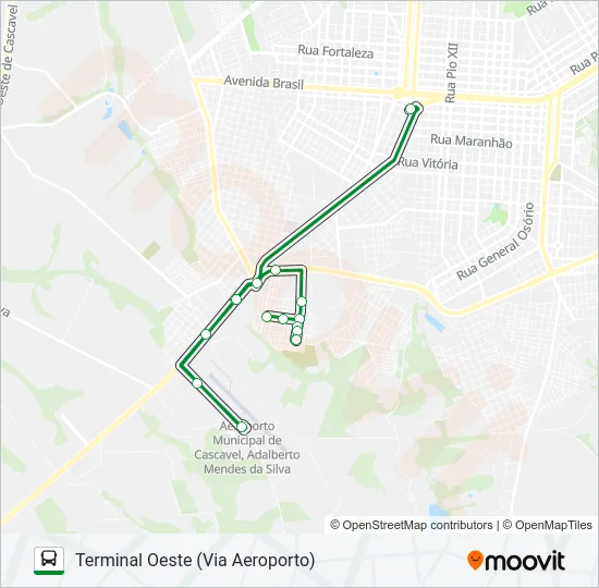 212 GUARUJÁ - SUDOESTE Bus Line Map