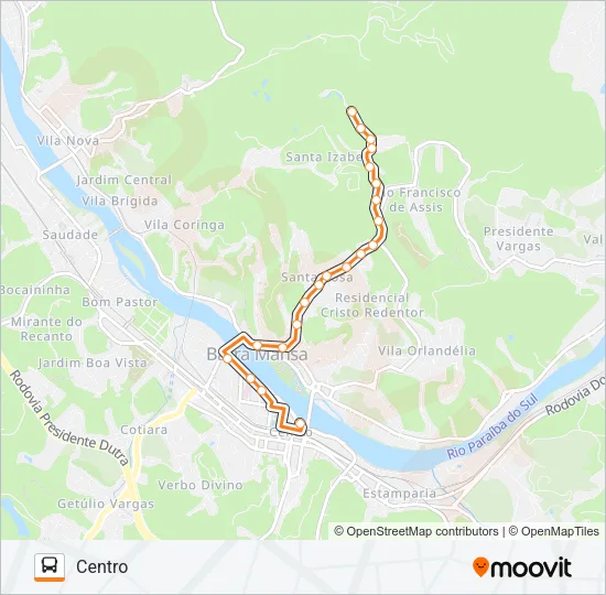 TR022-01 Bus Line Map