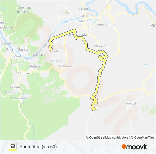 125 Bus Line Map