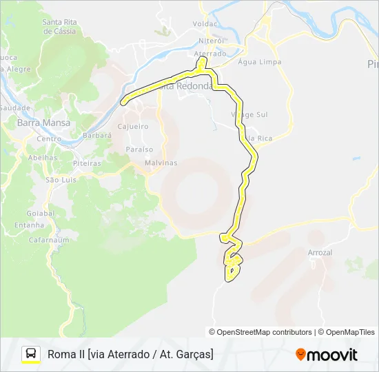 180 Bus Line Map