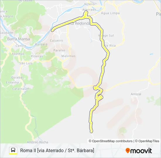 180 Bus Line Map