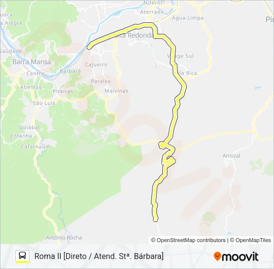 180 Bus Line Map