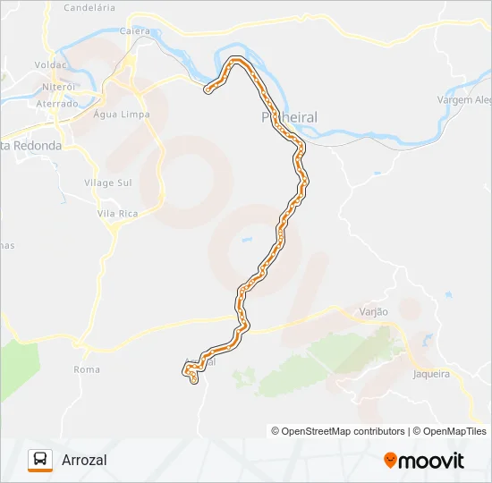 P435 Bus Line Map