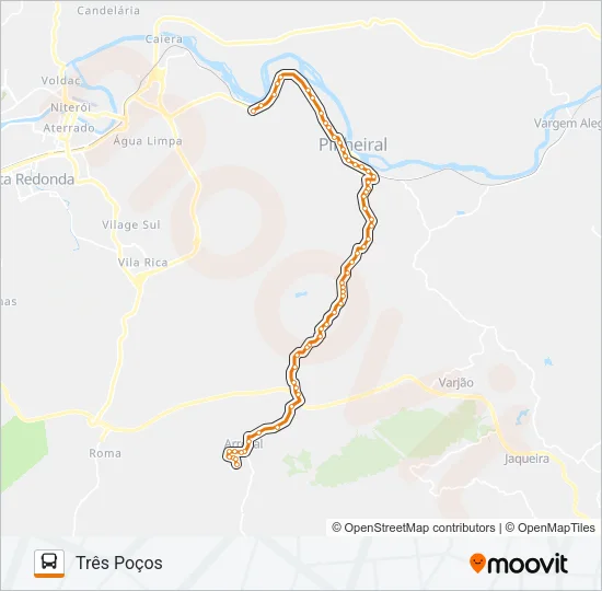 P435 Bus Line Map