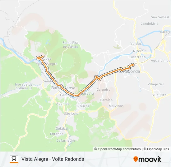 P501 Bus Line Map