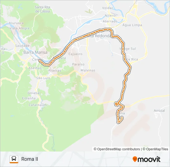 P541 Bus Line Map