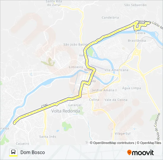 320 Bus Line Map