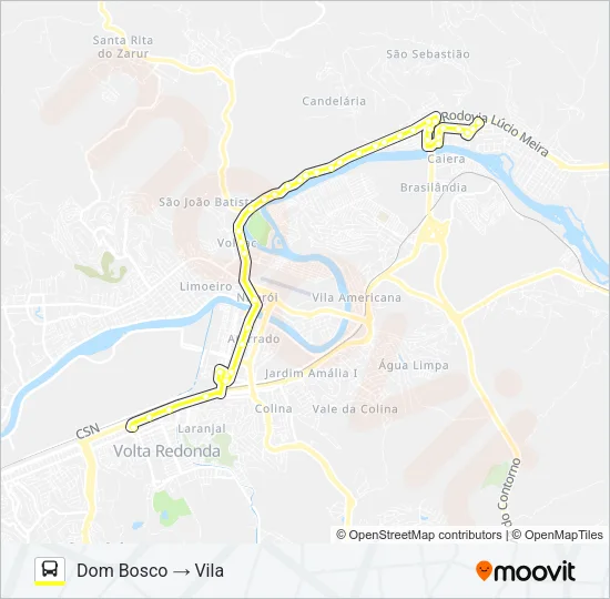 320 Bus Line Map