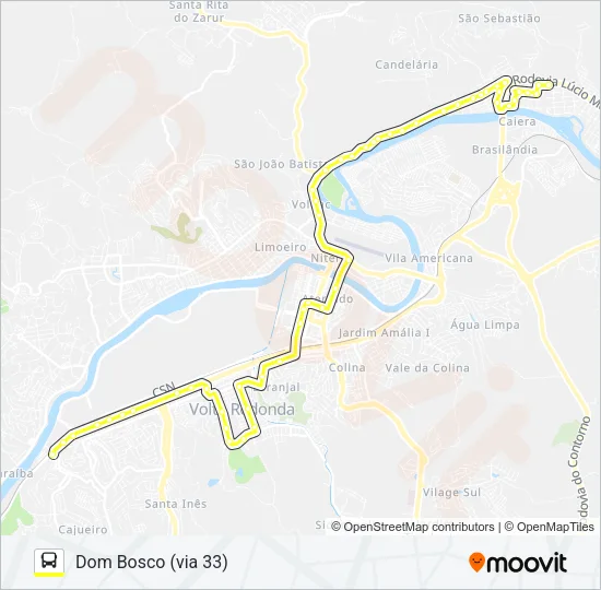 320 Bus Line Map