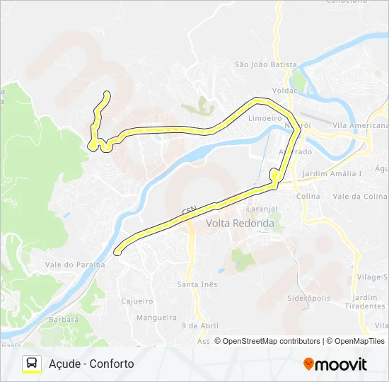 500 Bus Line Map
