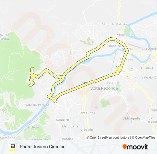 510 Bus Line Map