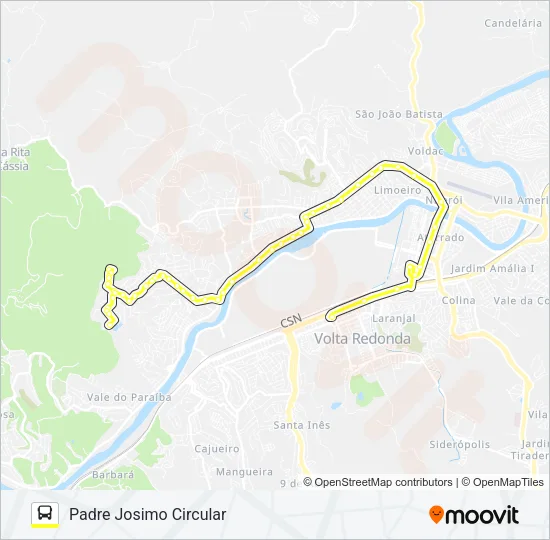 510 Bus Line Map