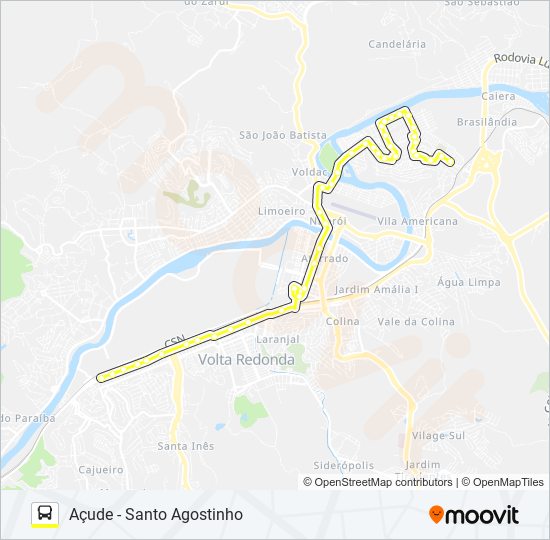 540 bus Line Map