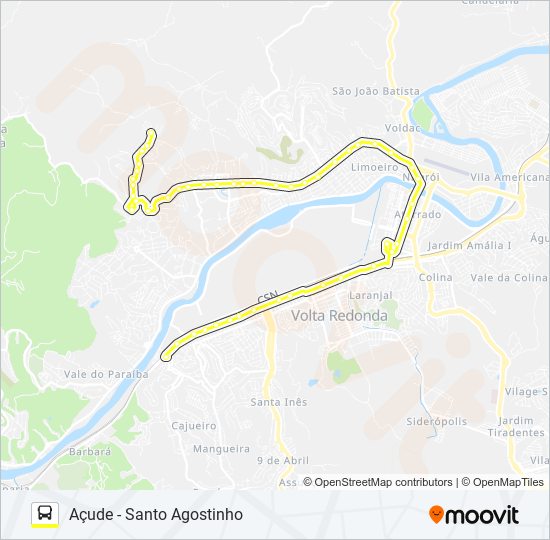 540 bus Line Map