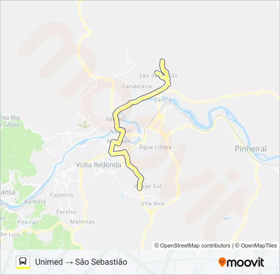 320A Bus Line Map