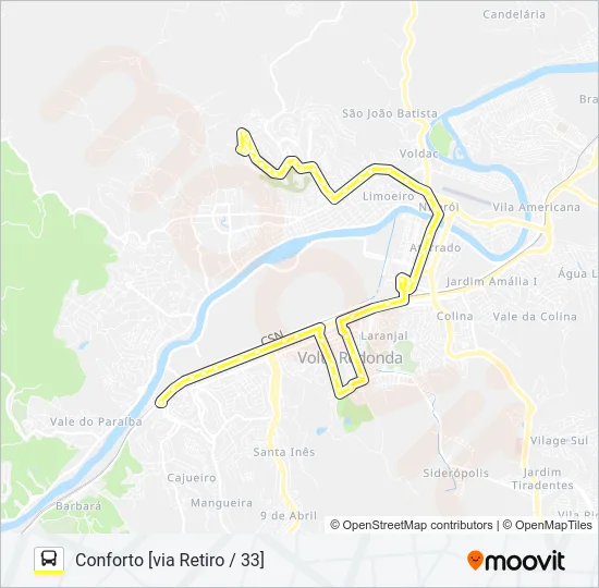415 Bus Line Map