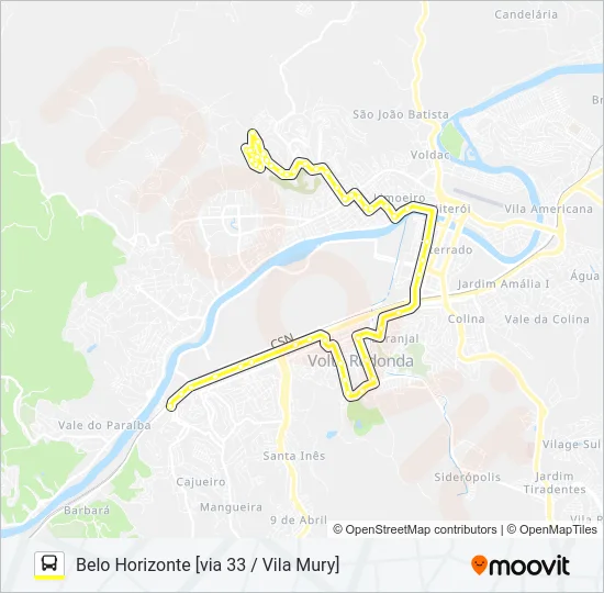 415 Bus Line Map