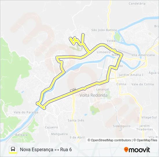 450A Bus Line Map