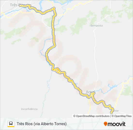 MP73 Bus Line Map