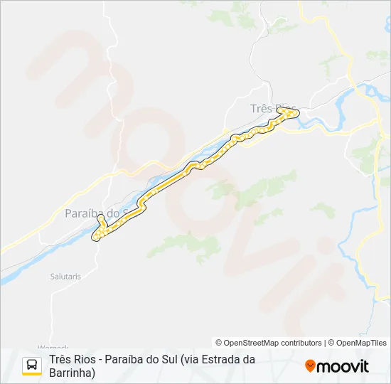 P151 Bus Line Map