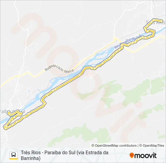 P151 Bus Line Map