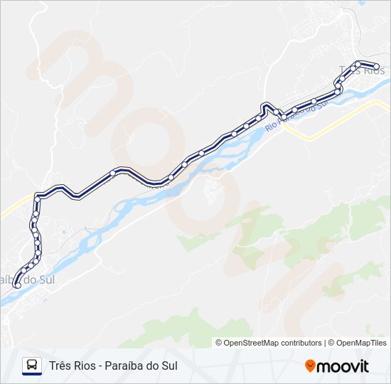 Mapa da linha P150 (MICRO) de ônibus