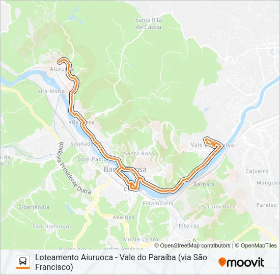 TR130-02 Bus Line Map